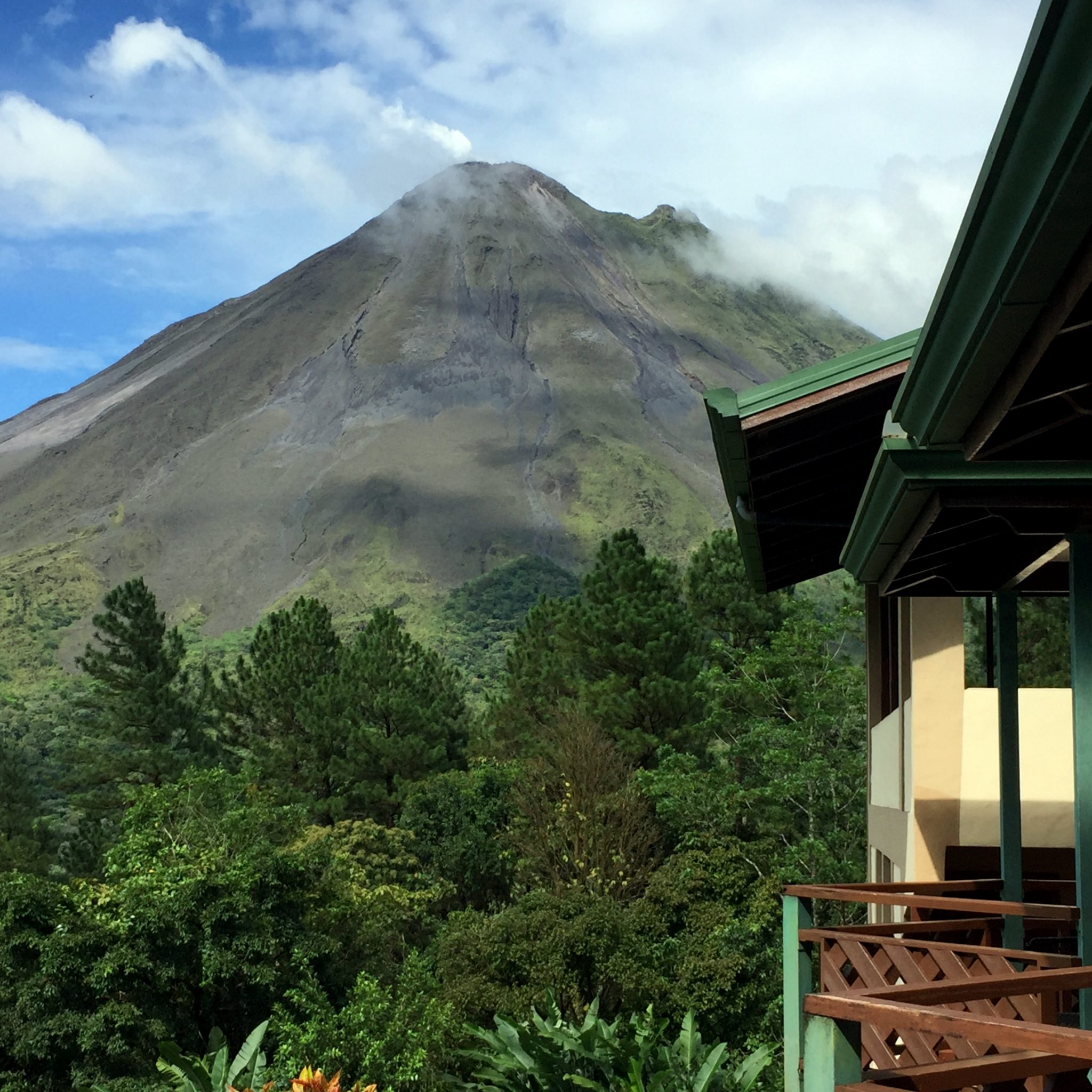 Volcano's don't get closer than this. Stay at the Arenal Observatory Lodge is bound to impress.