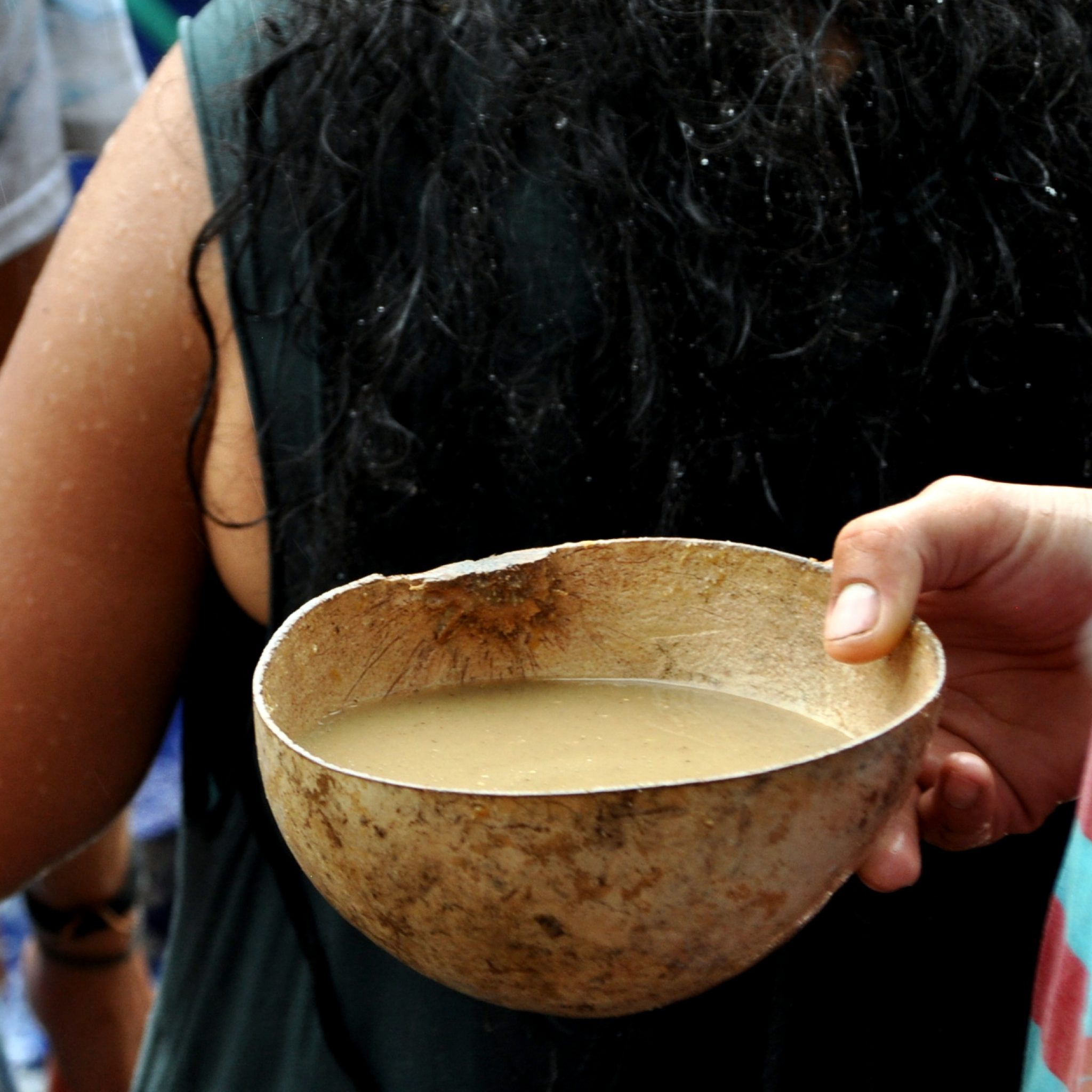 No meal is complete without a drink of home made chicha.