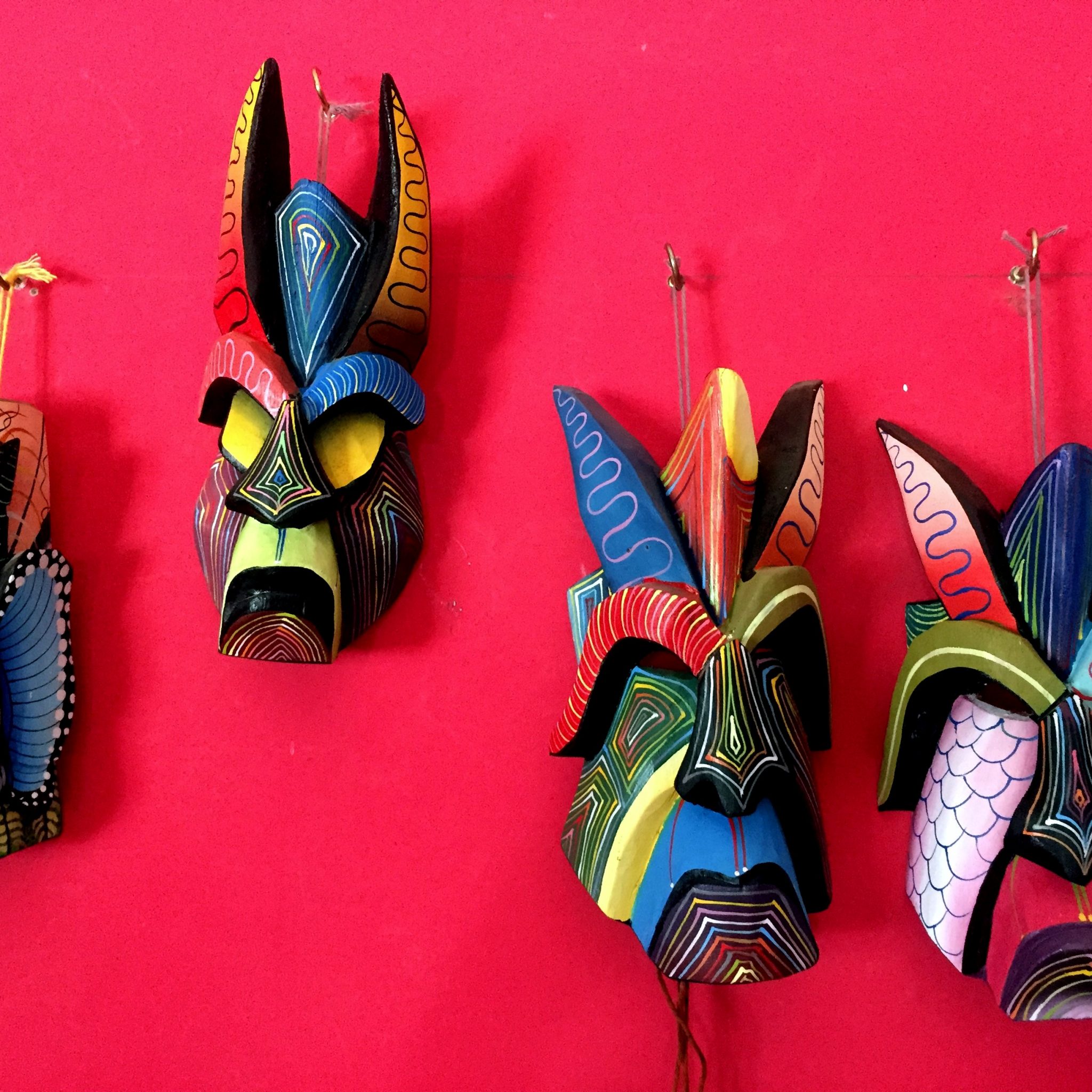 Boruca masks are a symbol of glory and stunning decorative art pieces.