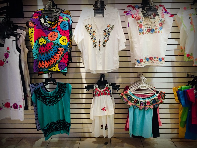 Embroideries of the hipiles — dresses or tunics worn by the women of the region- traditionally convey some sort of meaning within the local community.