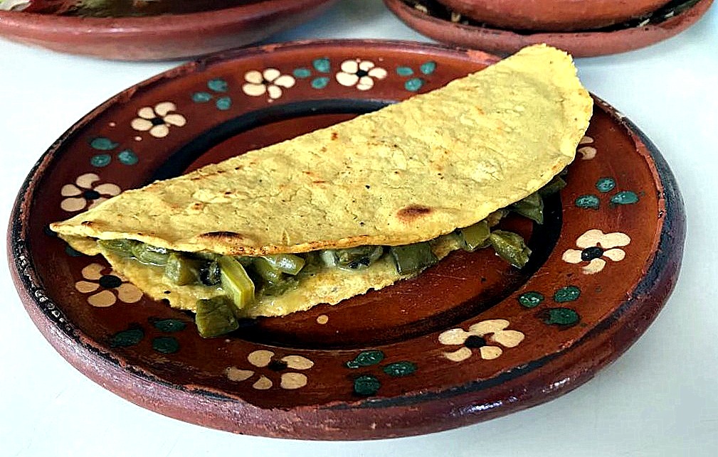 Quesadillas with cactus anyone? Veggie visitors will be spoilt for choice.