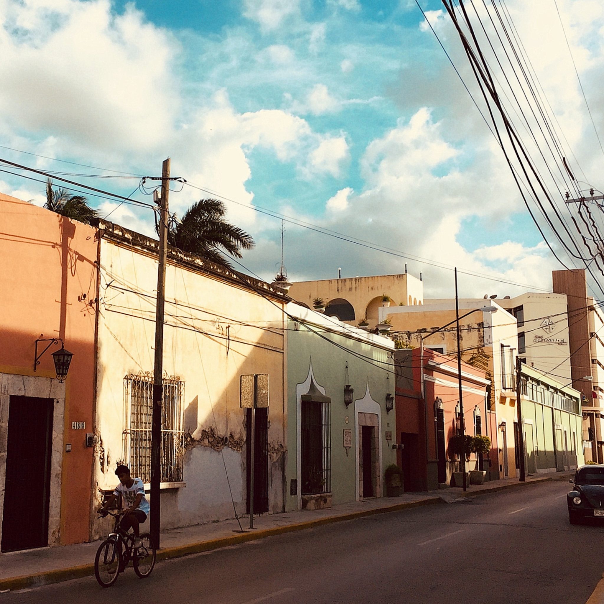 Paradoxically, it’s hard to spot any white in the colorful town center of La Ciudad Blanca.