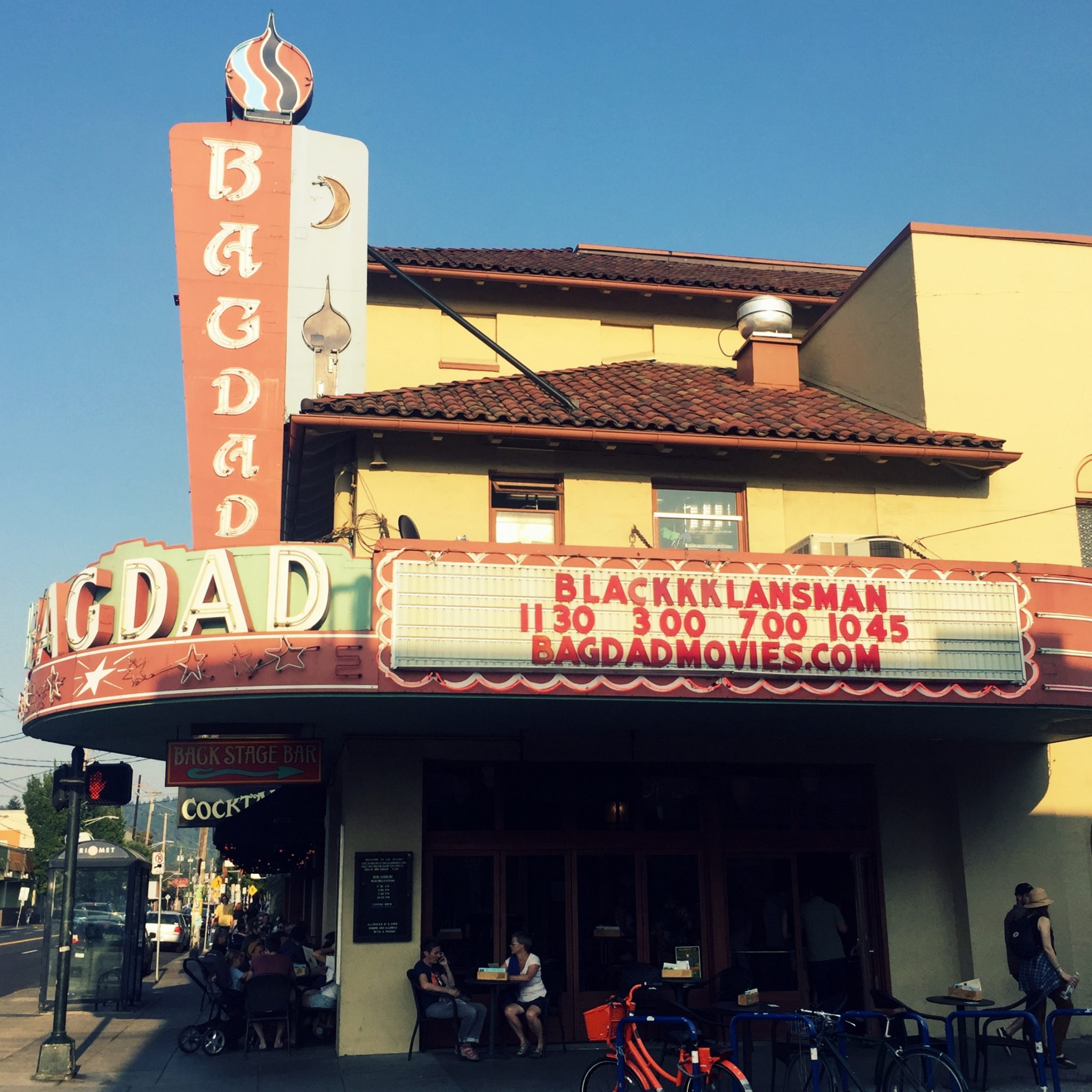 Be sure to check out the impressive Backstage Bar at Bagdad Theater & Pub.